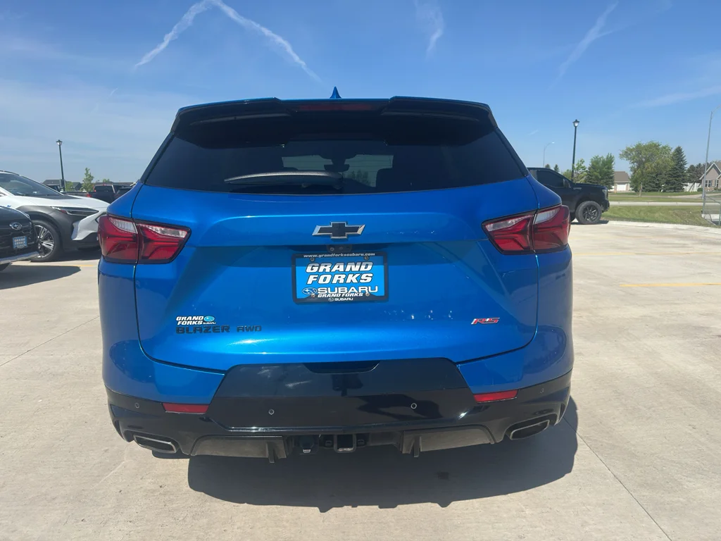 Used 2021 Bright Blue Metallic Chevrolet RS image 6