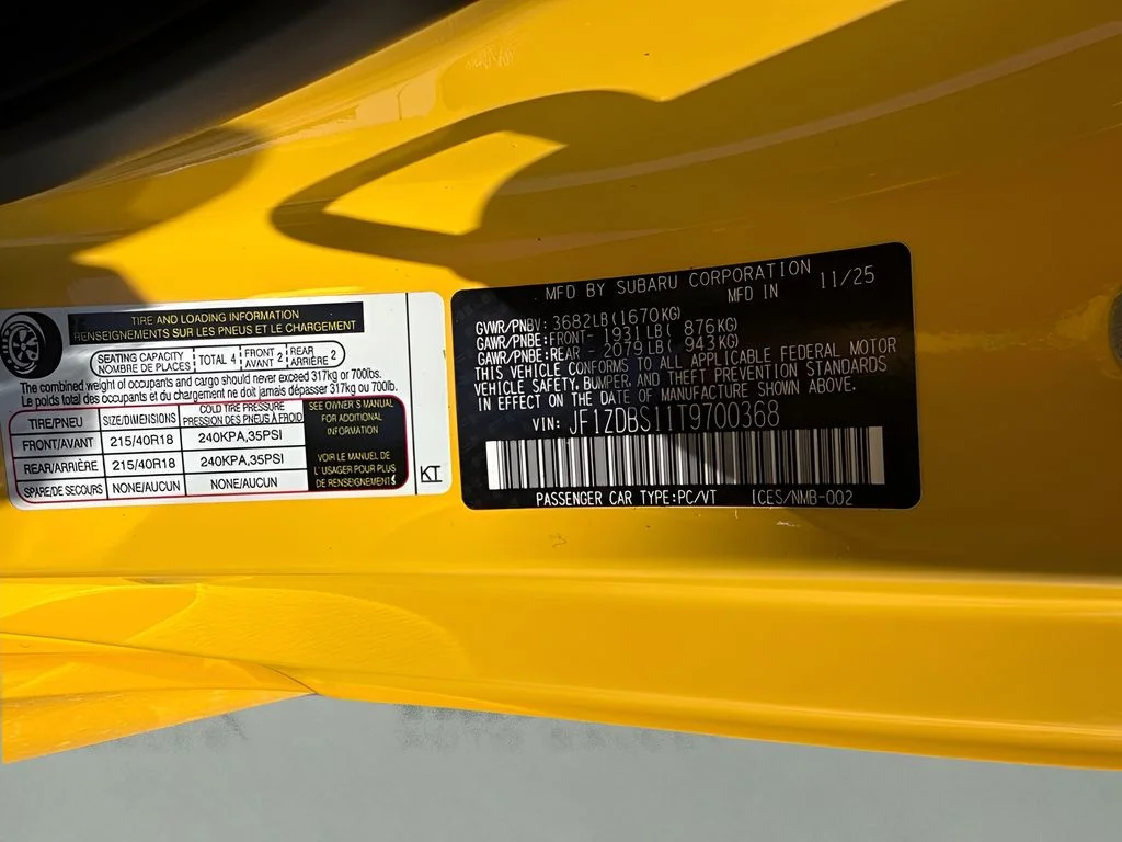 Used 2026 Yellow Subaru Series.Yellow image 21