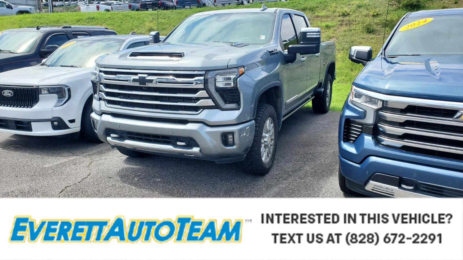 Used 2024 Sterling Gray Metallic Chevrolet High Country image 1