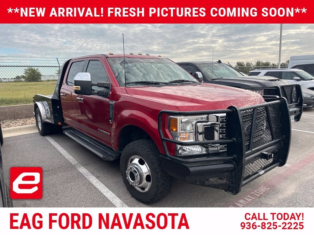 Used 2021 Rapid Red Metallic Tinted Clearcoat Ford Lariat image 1