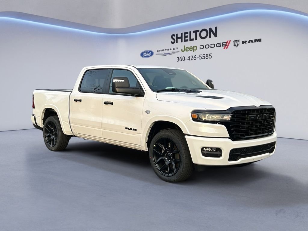New 2026 Ivory White Tri-Coat Pearl-Coat Exterior Paint RAM Laramie image 7