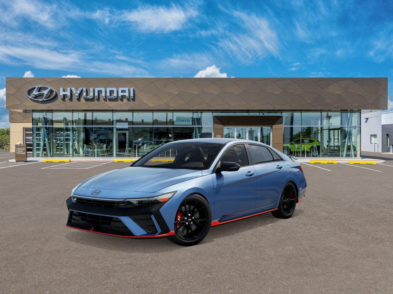 New 2026 Performance Blue Hyundai Sedan image 1