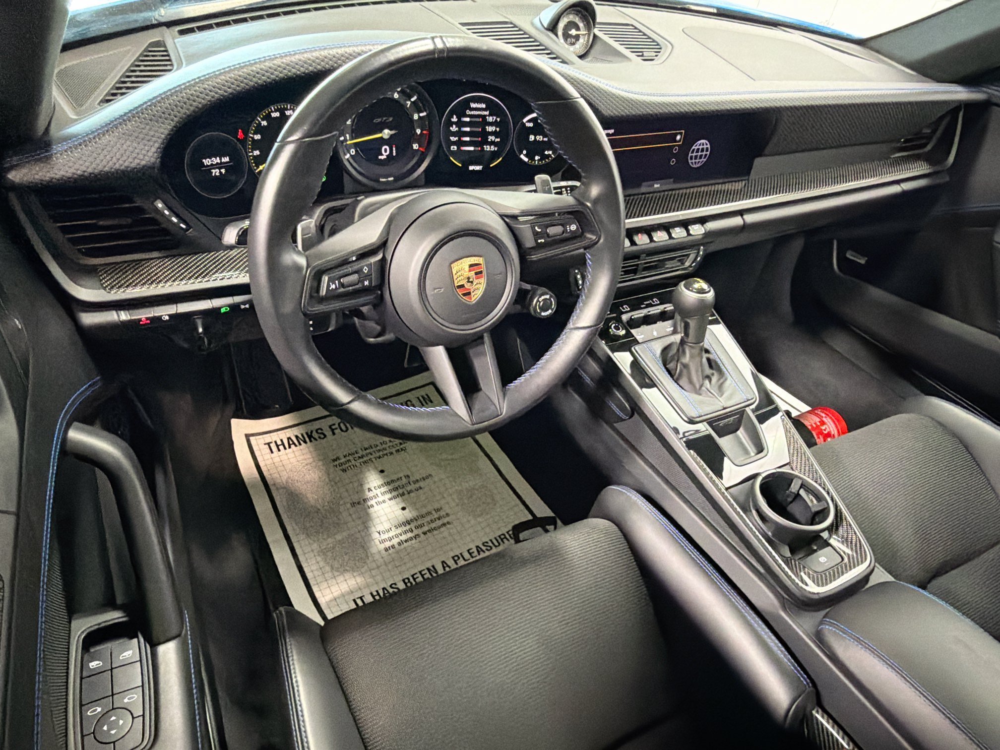 Certified Used 2023 Shark Blue Porsche GT3 w/Touring Package image 4