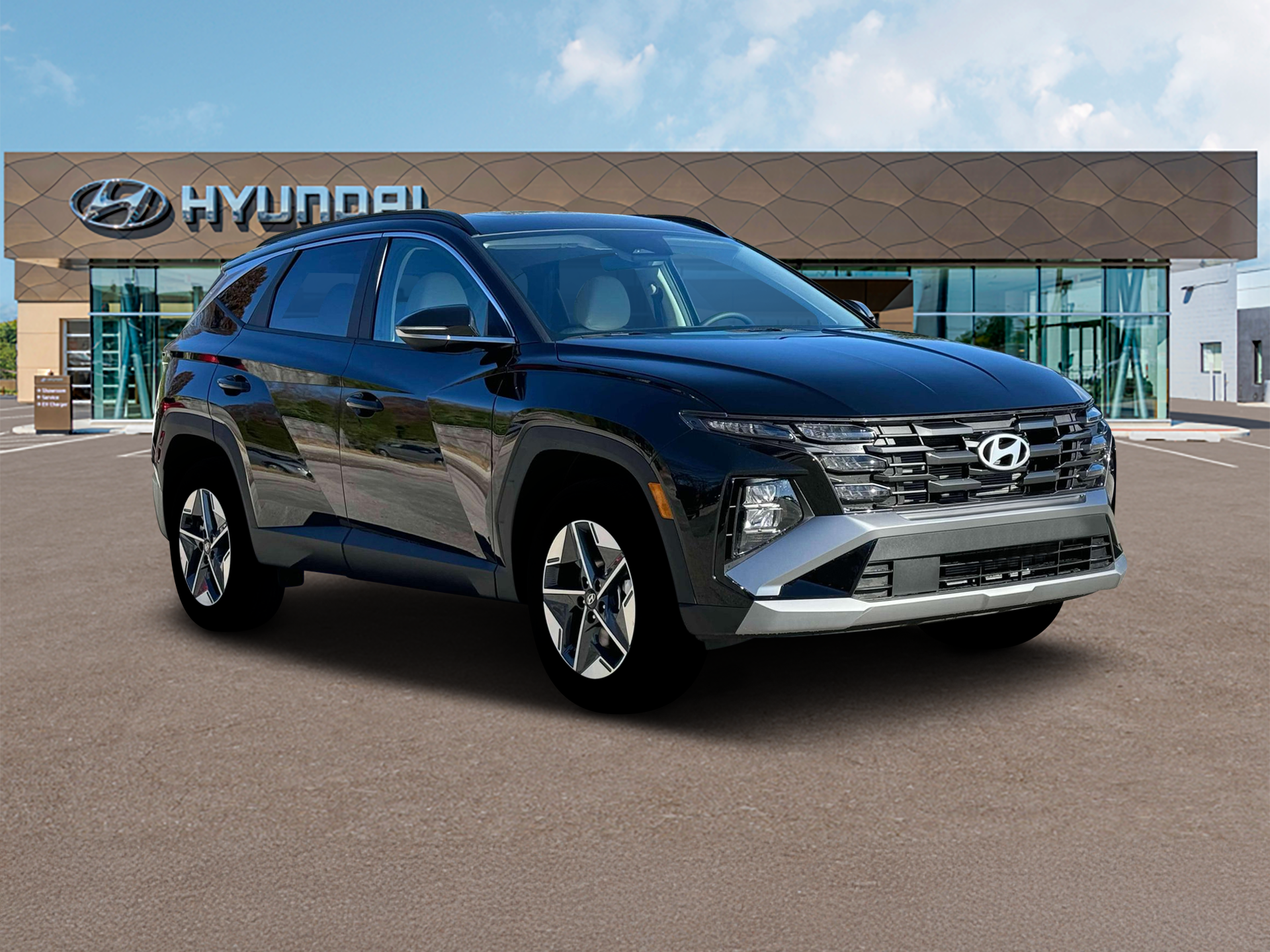 New 2025 Black Hyundai SEL Convenience AWD image 11