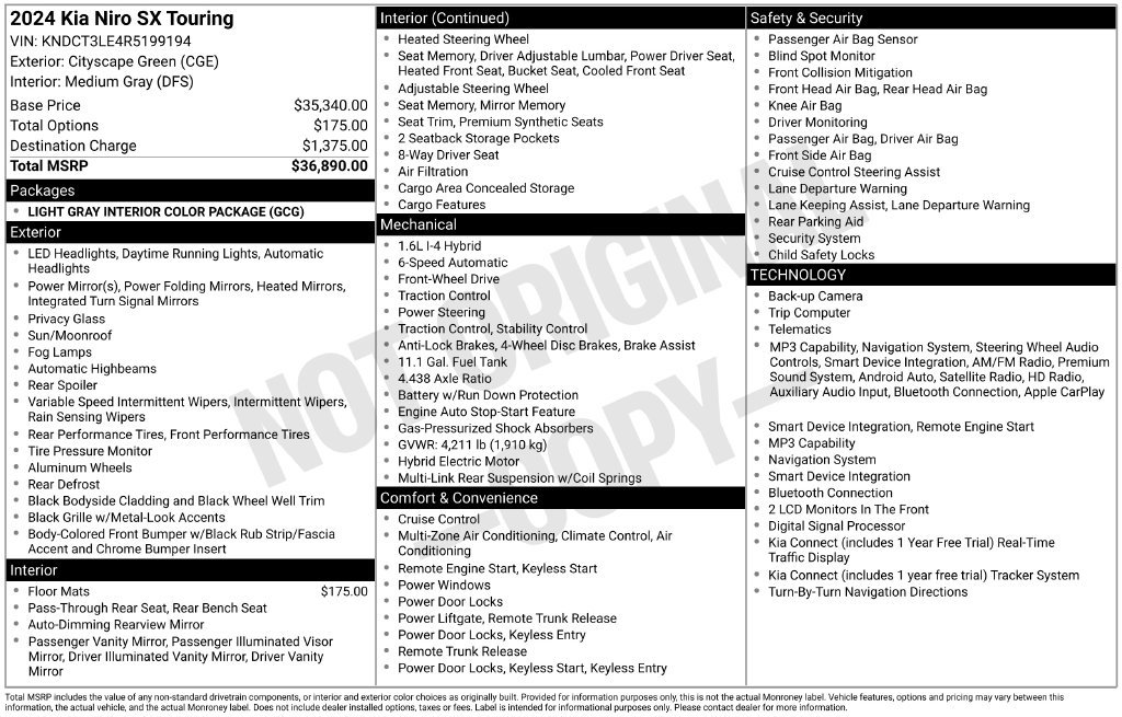 Used 2024 Green Kia SX Touring image 10