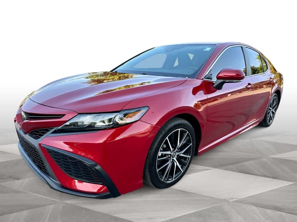Used 2023 Supersonic Red Toyota SE image 4