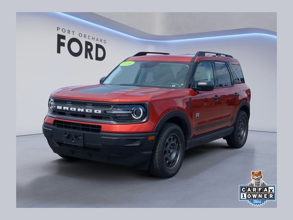 Used 2024 Hot Pepper Red Metallic Tinted Clearcoat Ford Big Bend image 1