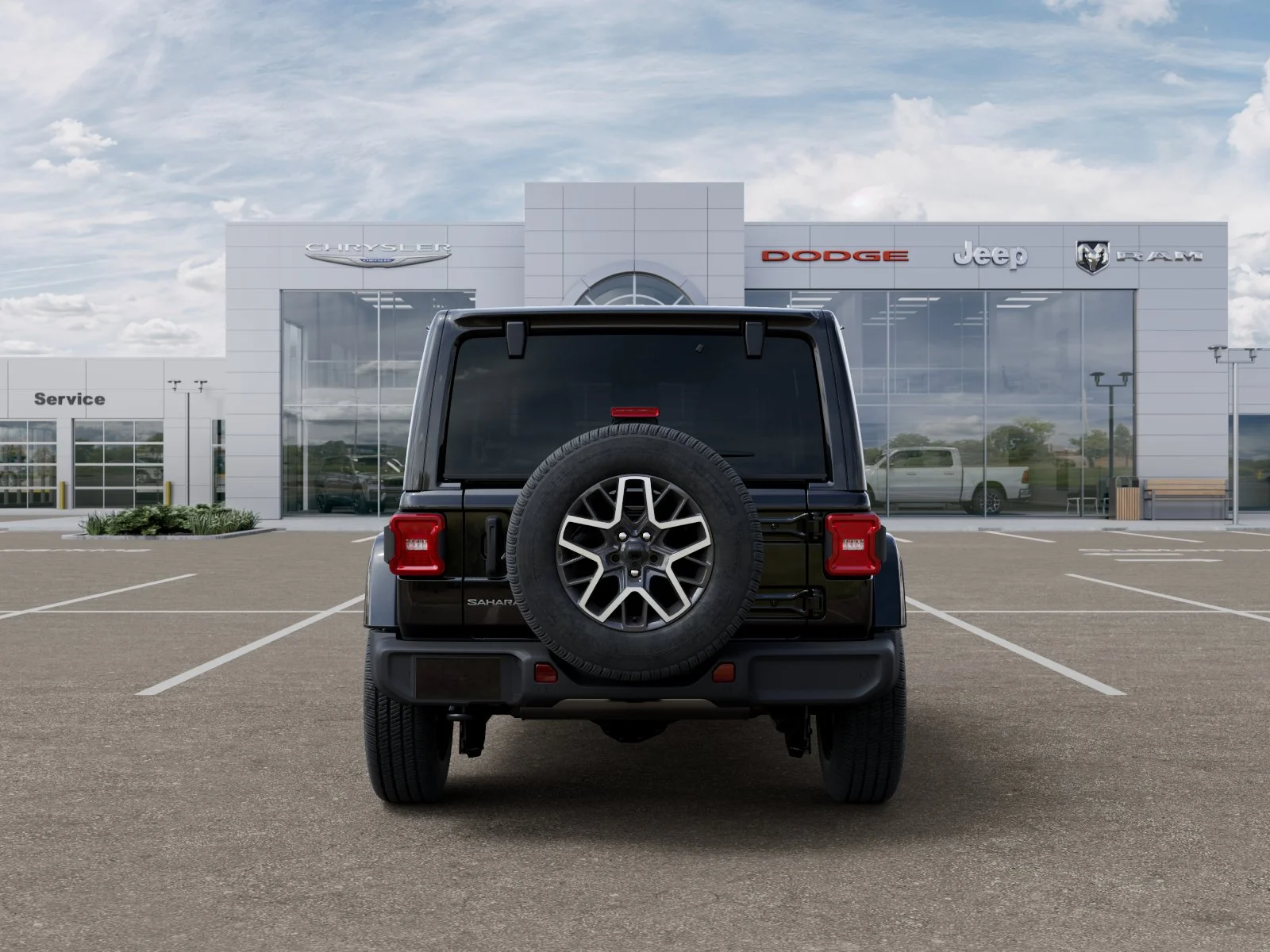 New 2026 Black Clear-Coat Exterior Paint Jeep Sahara image 44