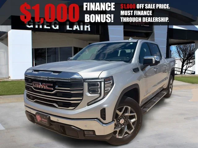 Used 2022 Silver GMC SLT image 1