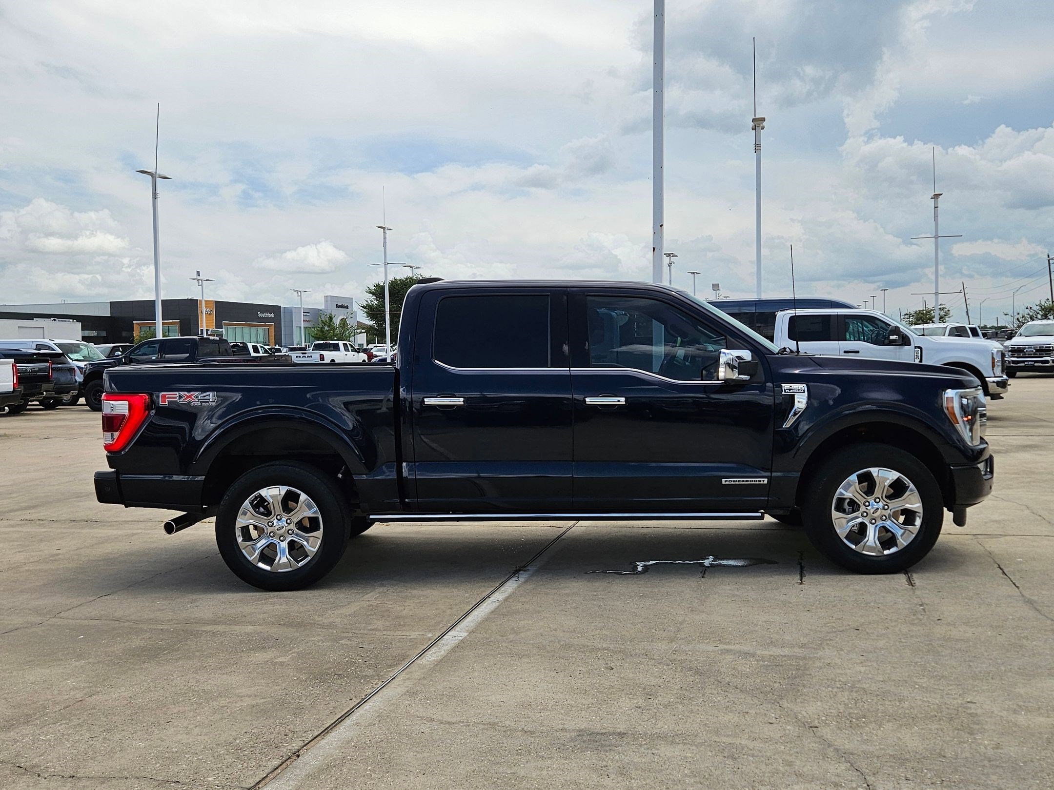 Used 2023 Blue Ford Platinum image 2