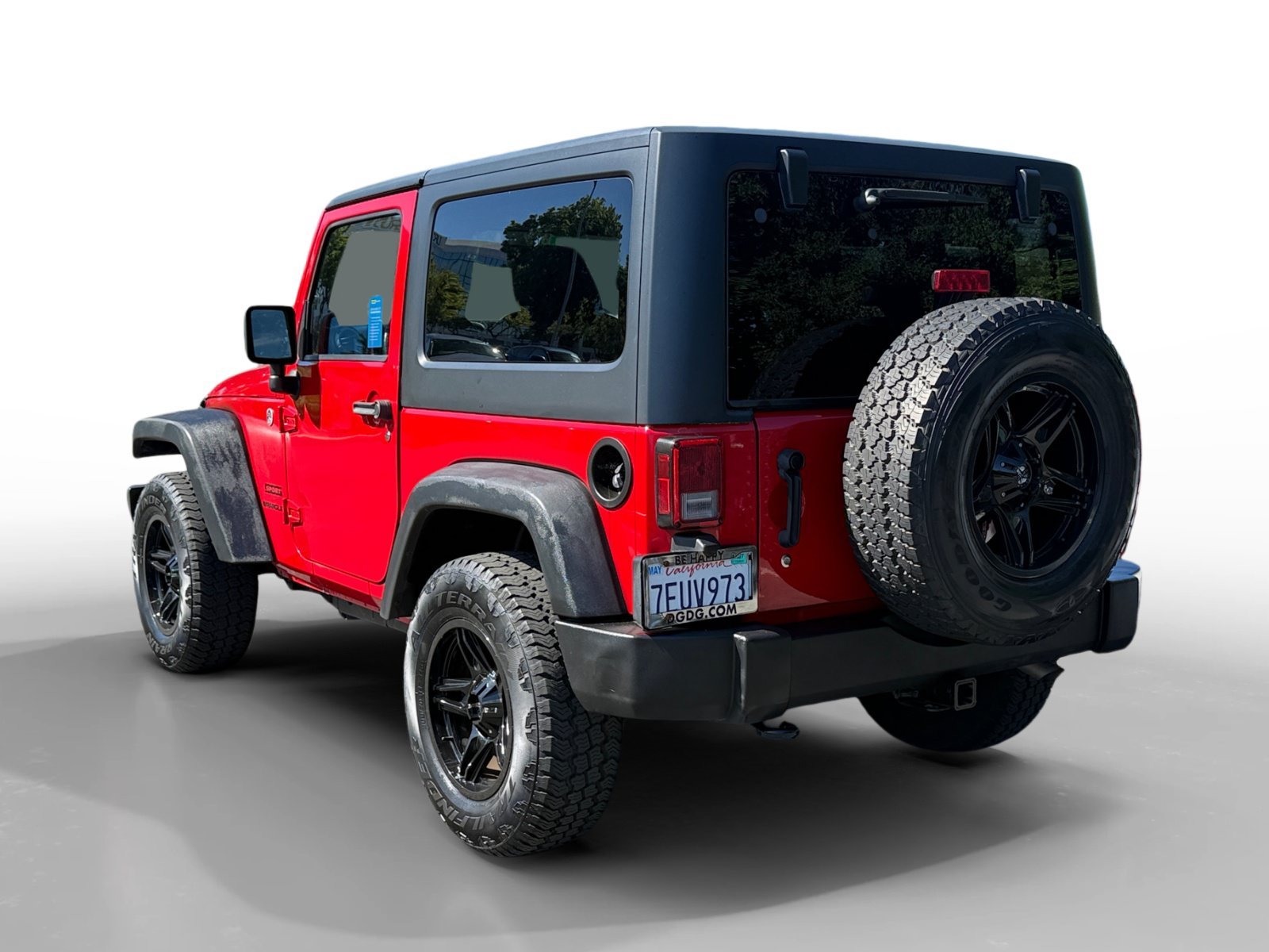 Used 2014 Flame Red Clearcoat Jeep Sport image 3
