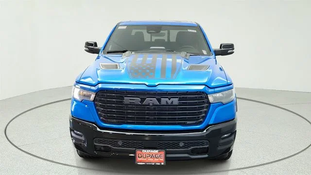 New 2026 Hydro Blue Pearl-Coat Exterior Paint RAM Laramie image 3