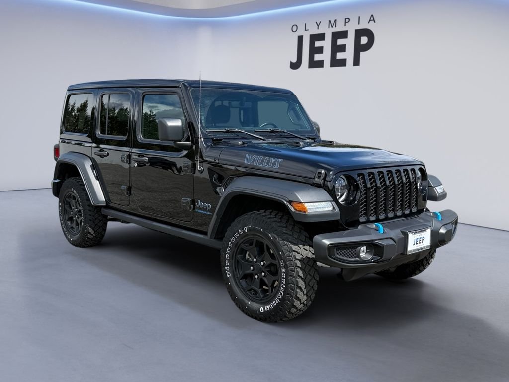 Used 2023 Black Jeep Willys 4xe image 9