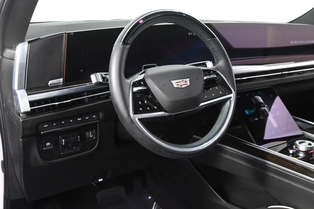 Used 2025 Crystal White Tricoat Cadillac Premium Luxury image 12