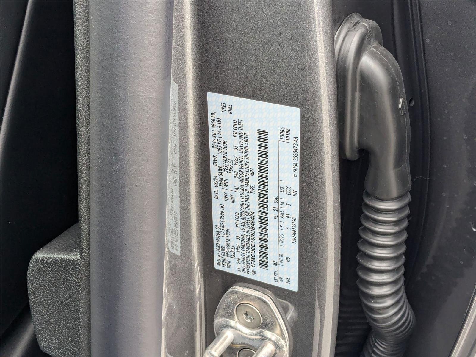 New 2024 Carbonized Gray Metallic Ford PHEV image 35