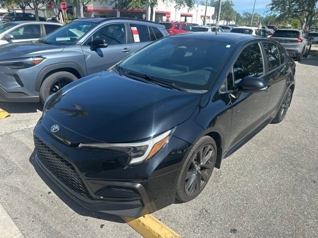 Used 2024 Midnight Black Metallic Toyota SE image 6