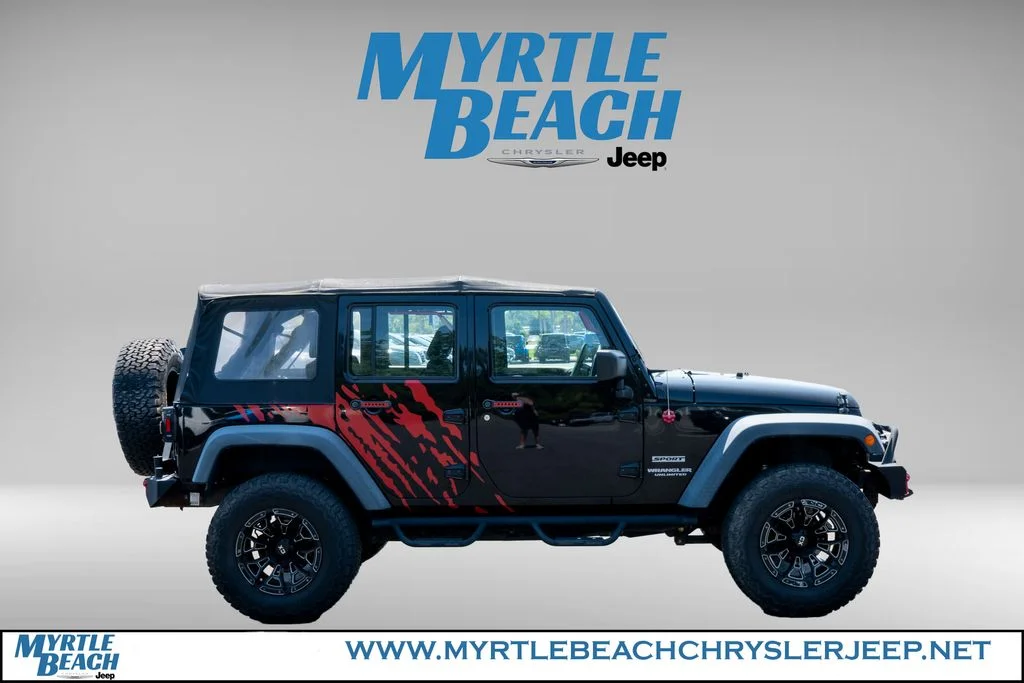 Used 2015 Black Clearcoat Jeep Unlimited Sport image 7