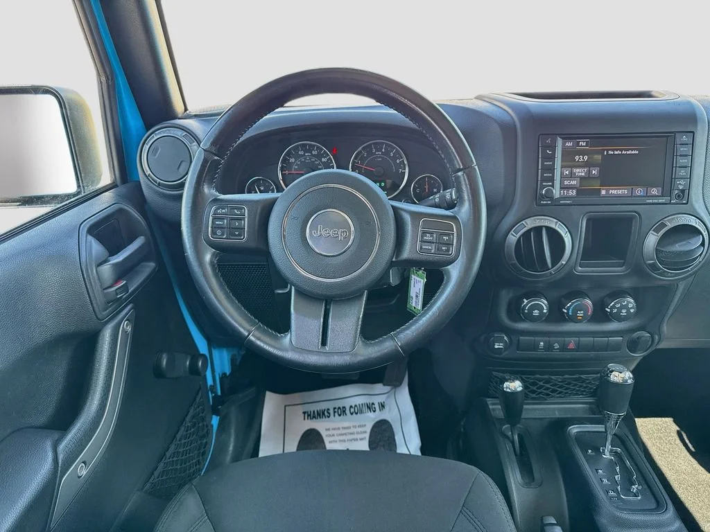 Used 2018 Blue Jeep Unlimited Sport image 24