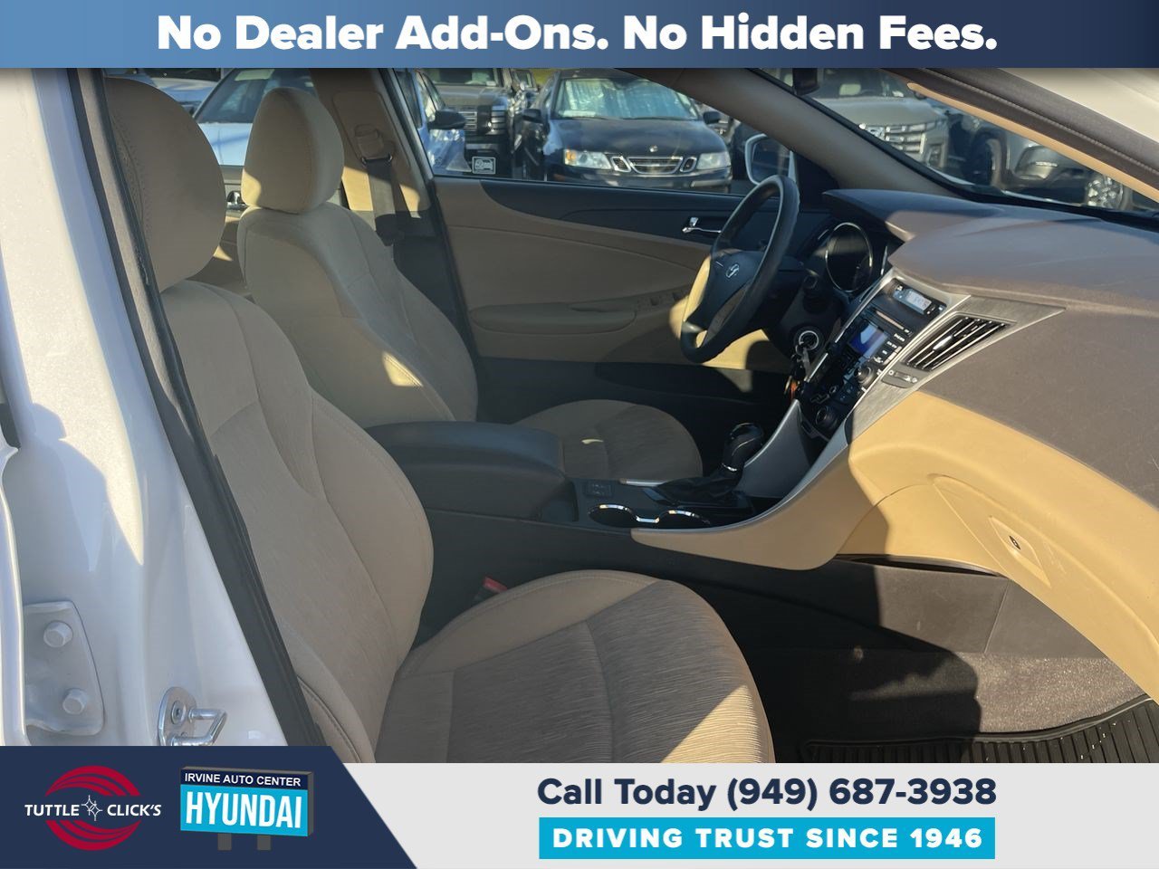 Used 2013 Shimmering White HYUNDAI GLS PZEV image 19