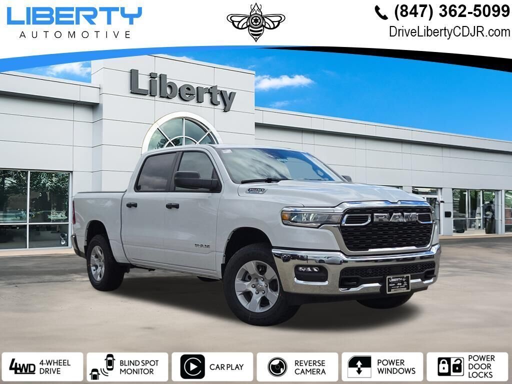 New 2026 Bright White Clear-Coat Exterior Paint RAM Big Horn/Lone Star image 1