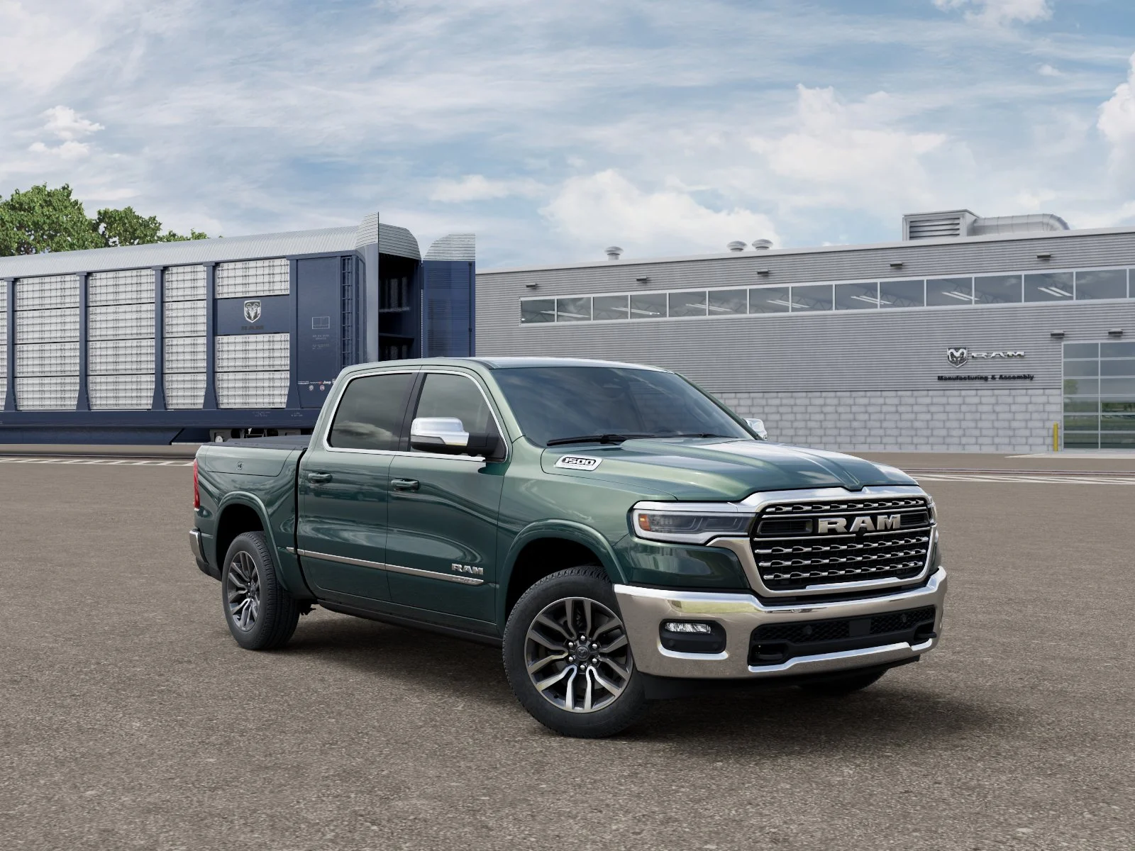 New 2026 Serrano-Green Metallic Exterior Paint RAM Limited image 3