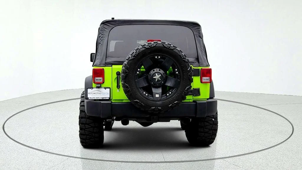 Used 2012 Gecko Pearl Jeep 4WD 2dr Sport w/ XD Wheels, Nitto M/T Tires & Trail FX Bumper image 6