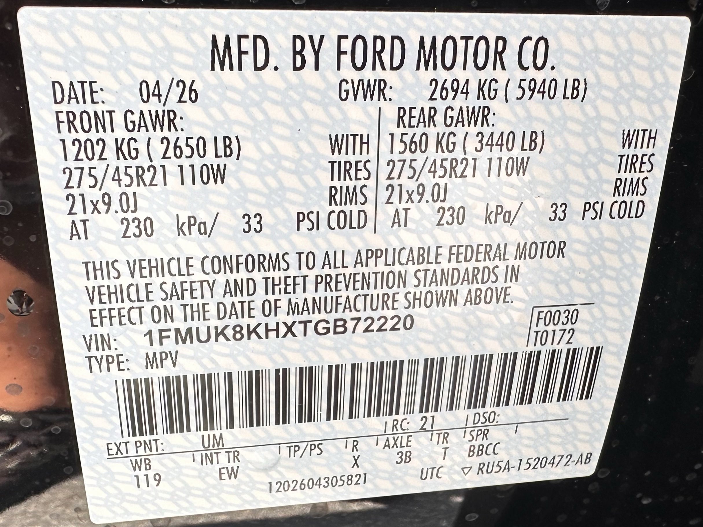 New 2026 Agate Black Metallic Ford ST-Line image 31