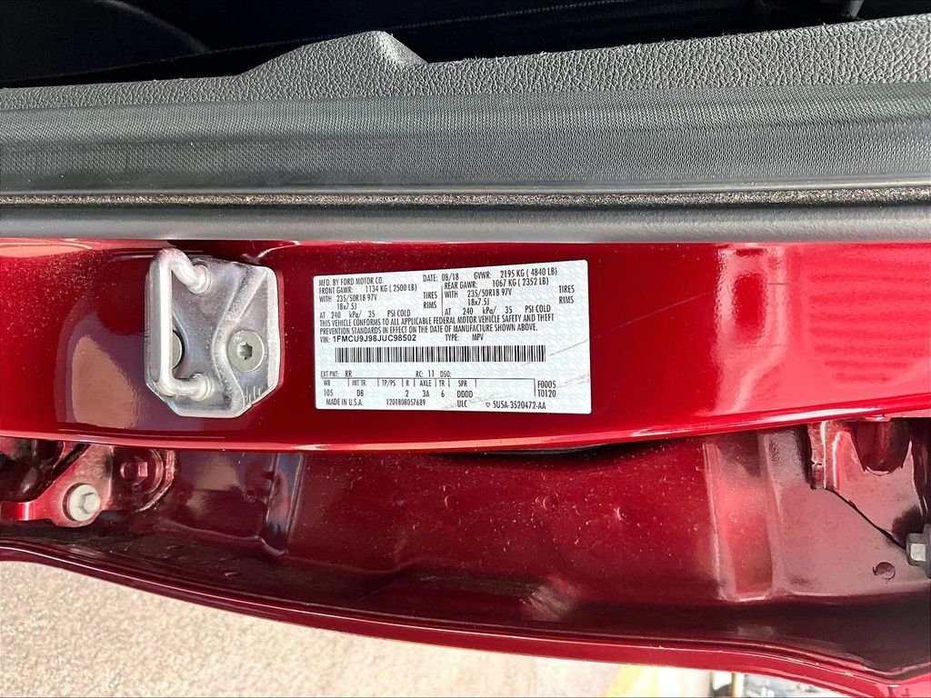 Used 2018 Red Ford Titanium image 9
