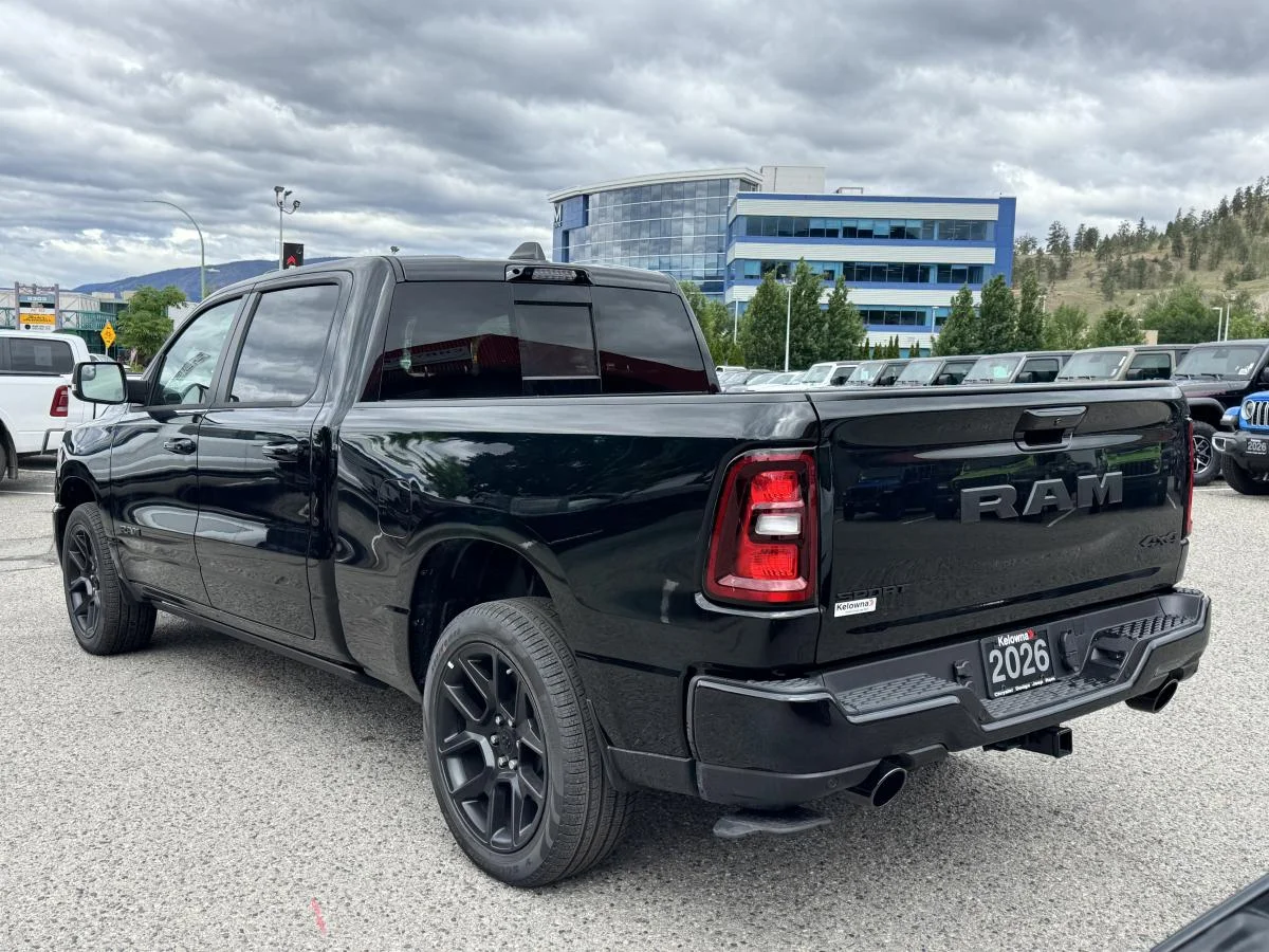 New 2026 Black RAM Sport 4x4 Crew Cab 6