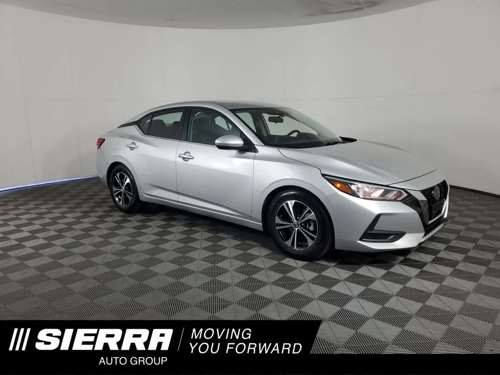 Used 2021 Silver Nissan SV image 1