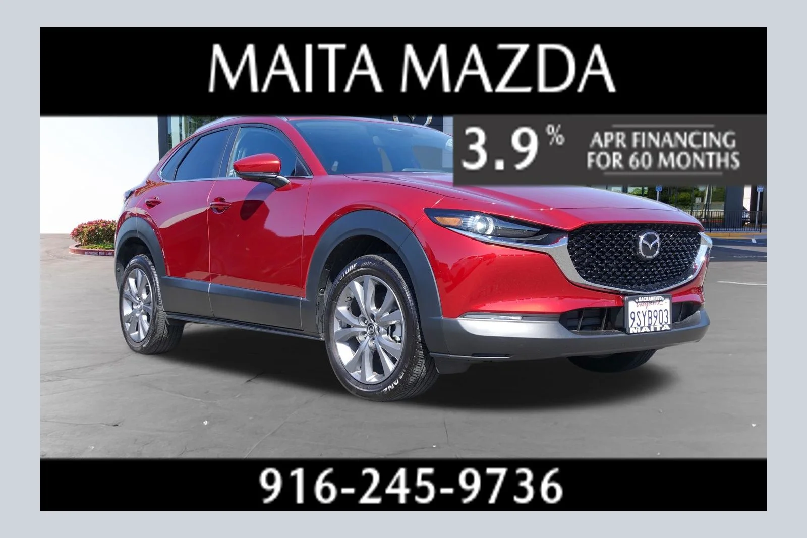 Certified Used 2025 Soul Red Crystal Metallic Mazda 2.5 S Preferred Package image 1