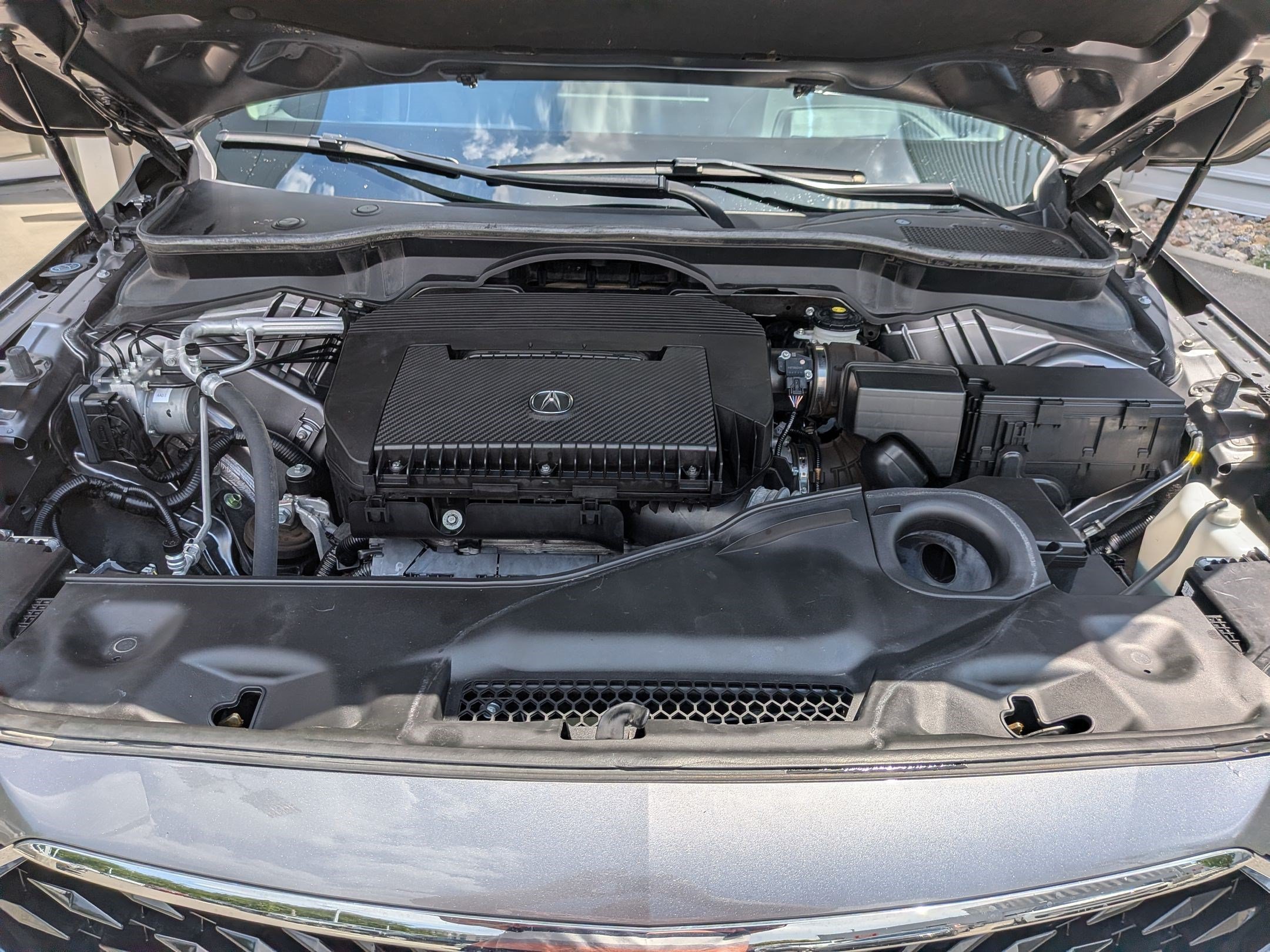 Used 2022 Liquid Carbon Metallic Acura w/Advance Package image 34
