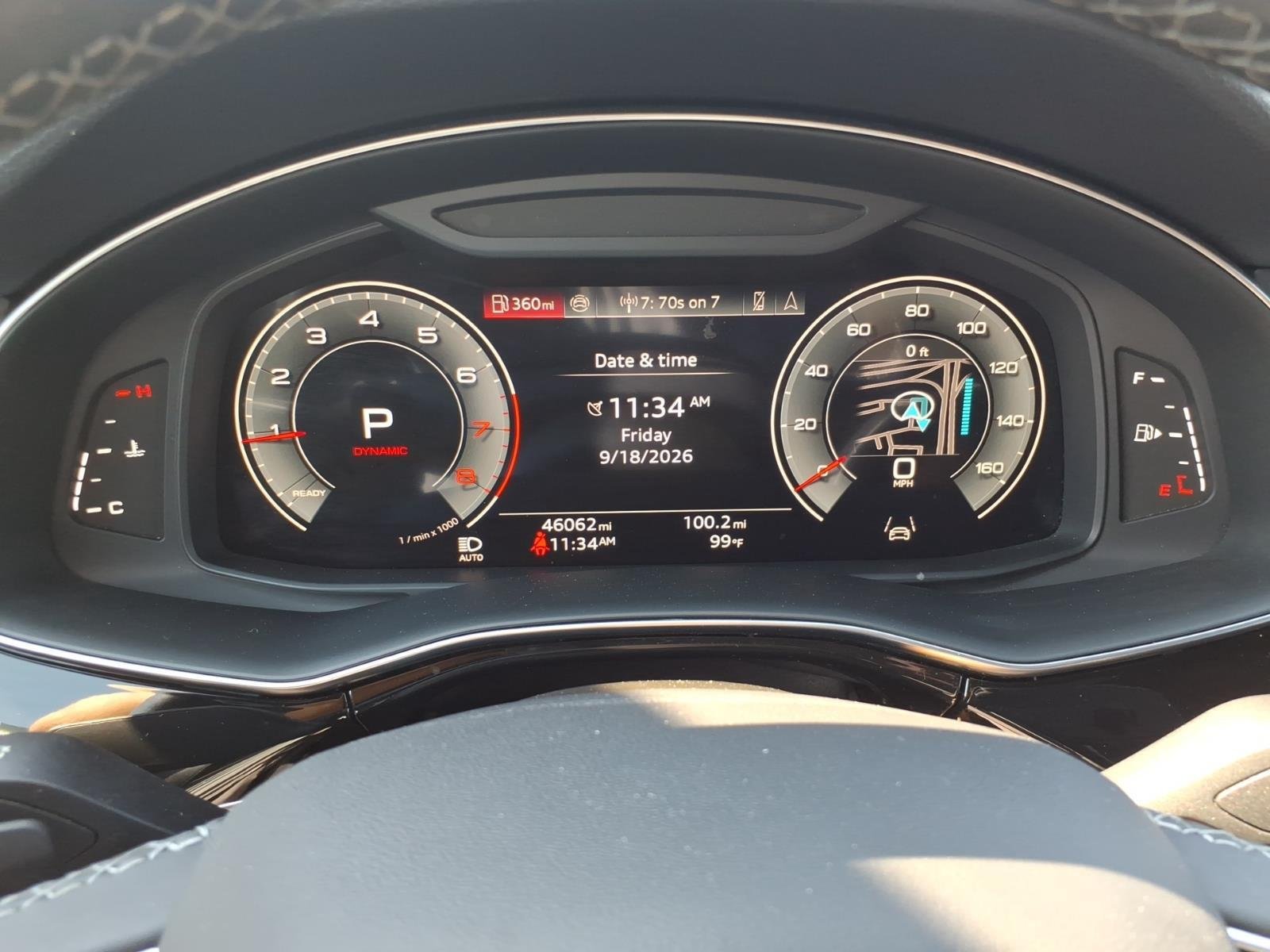 Used 2025 Satellite Silver Metallic Audi Premium Plus image 14