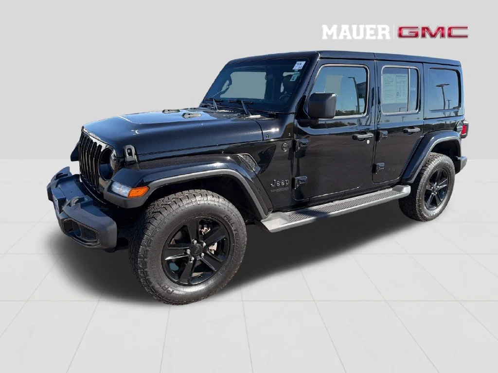 Used 2021 Jeep Wrangler Unlimited Sahara Altitude with VIN 1C4HJXEG2MW608992 for sale in Inver Grove Heights, Minnesota