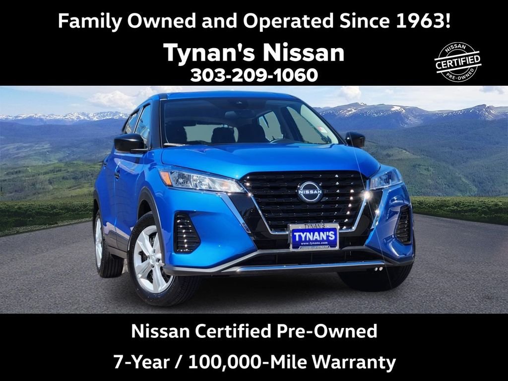 Certified Used 2025 Blue Nissan S image 1