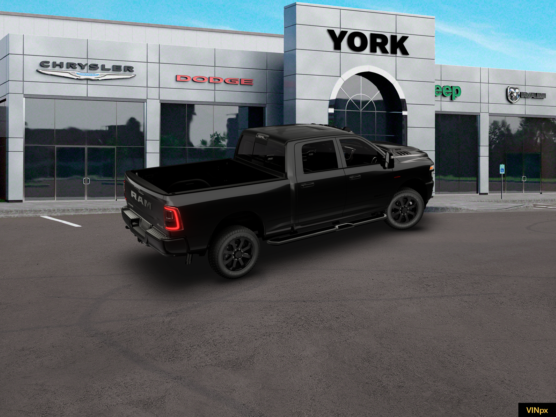 New 2026 Diamond Black Crystal Pearl-Coat Exterior Paint RAM LARAMIE image 20