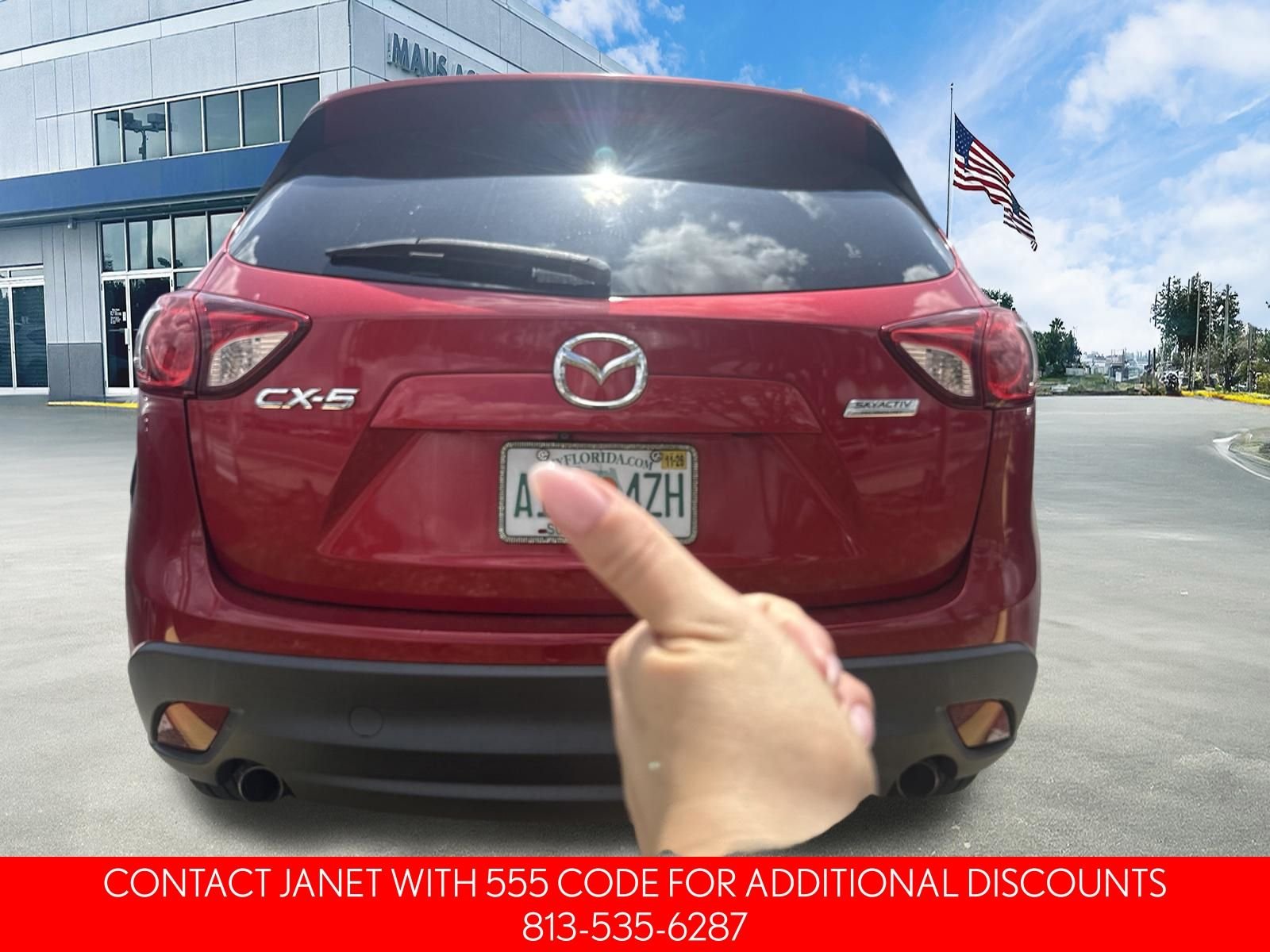 Used 2015 Red Mazda Grand Touring image 3