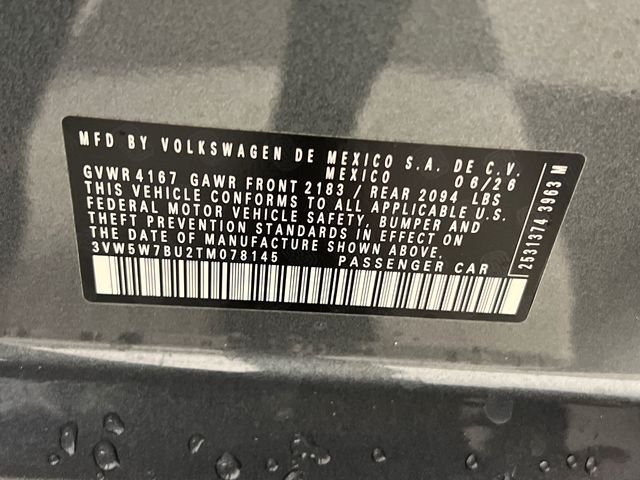 New 2026 Gray Volkswagen 1.5T S image 18