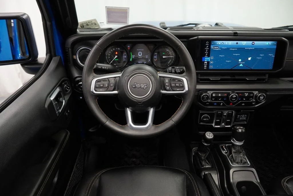 Used 2024 Blue Jeep Sahara 4xe image 30