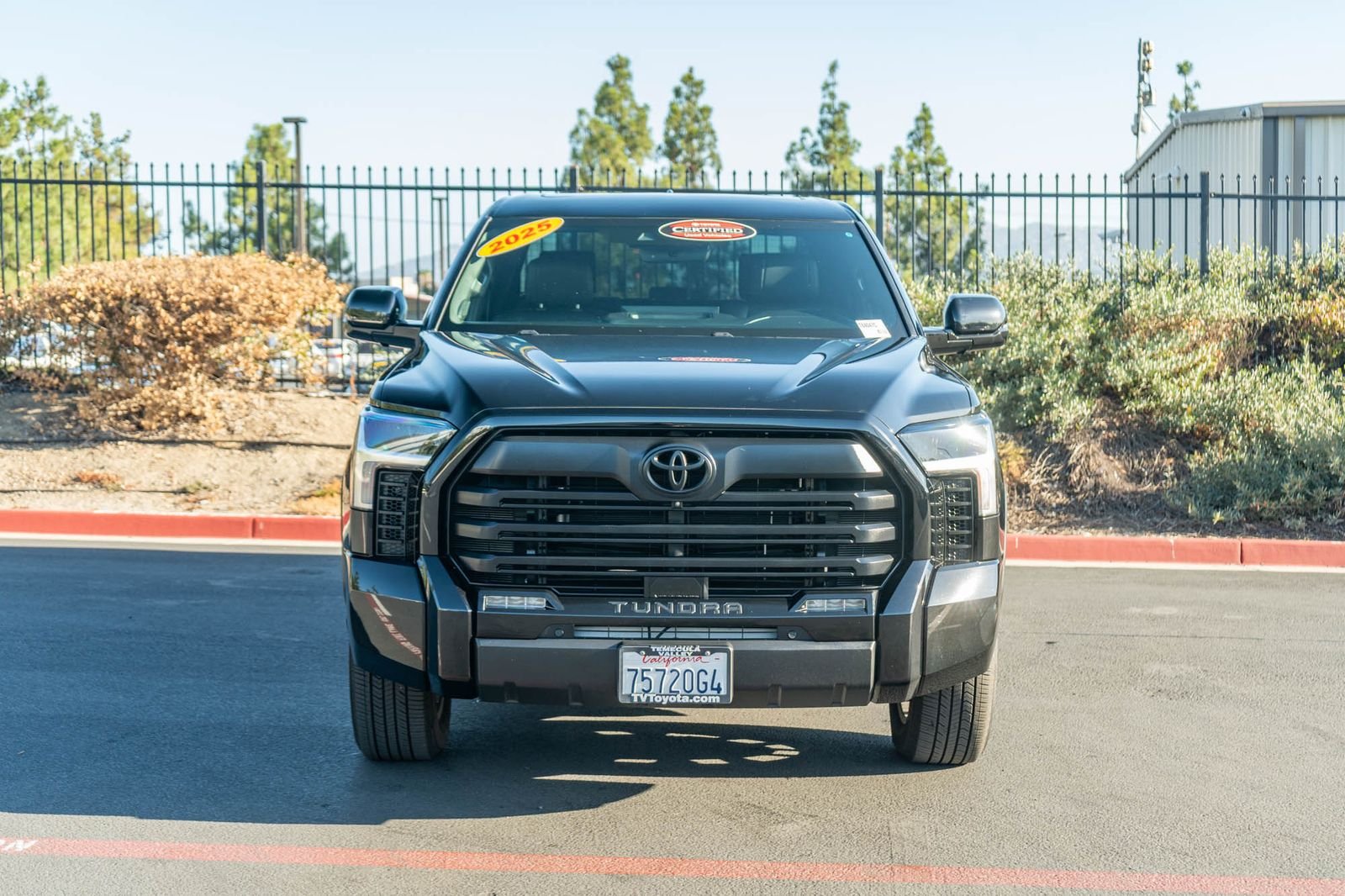 Certified Used 2025 Midnight Black Metallic Toyota Limited image 2