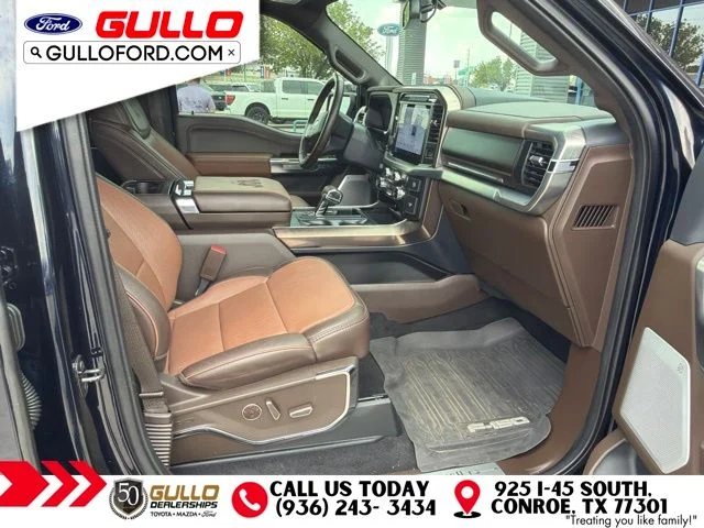 Used 2025 Antimatter Blue Metallic Ford King Ranch image 3