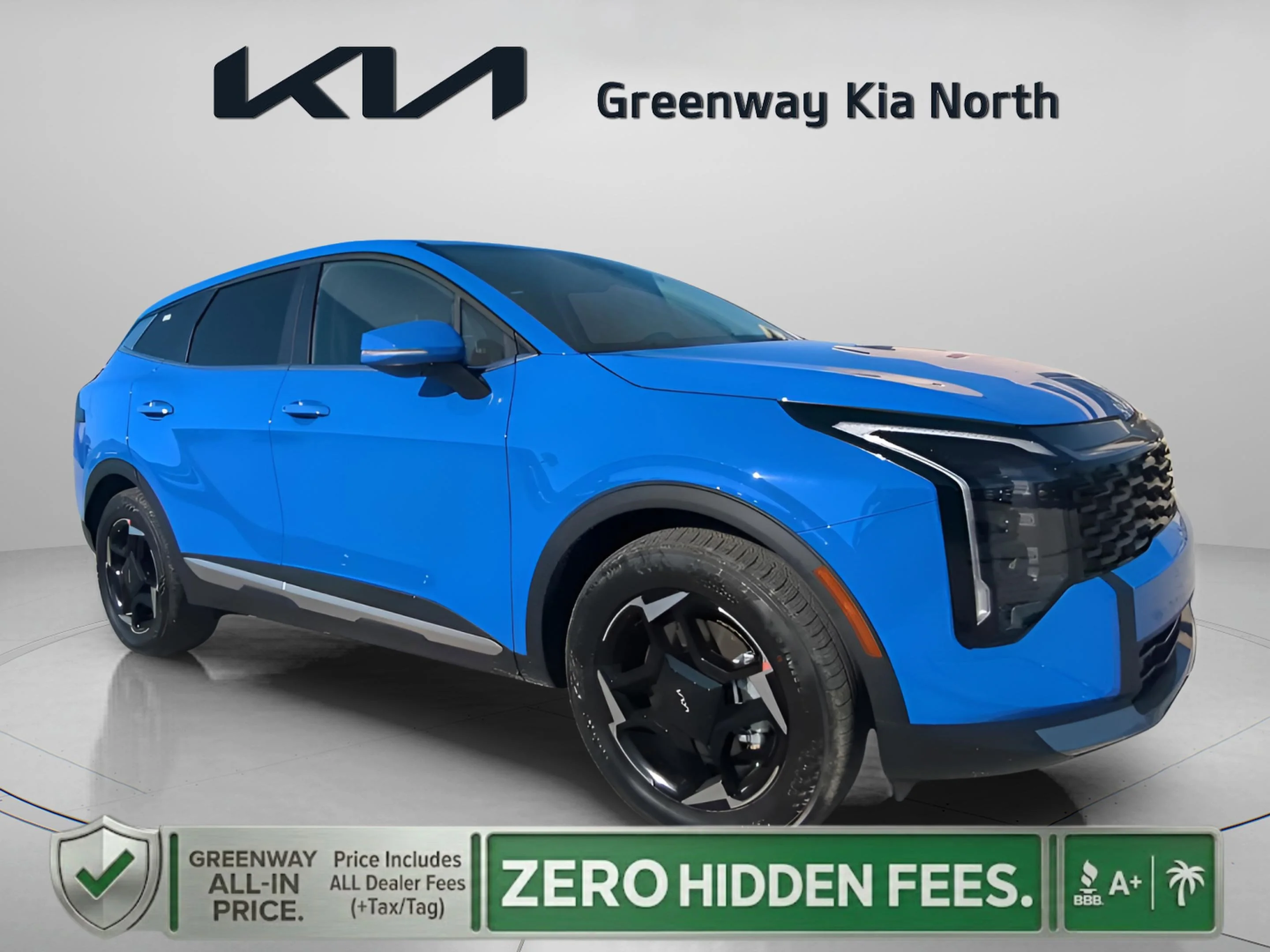 New 2026 Nebular Blue Kia EX image 2