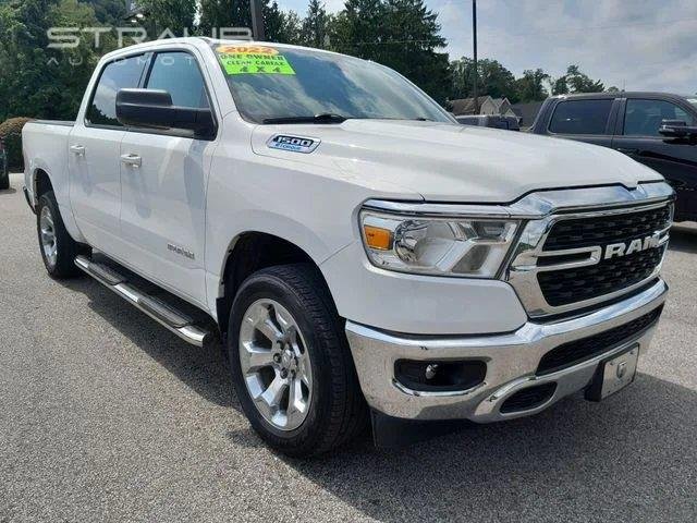 Used 2022 Bright White Clearcoat Ram Big Horn image 3