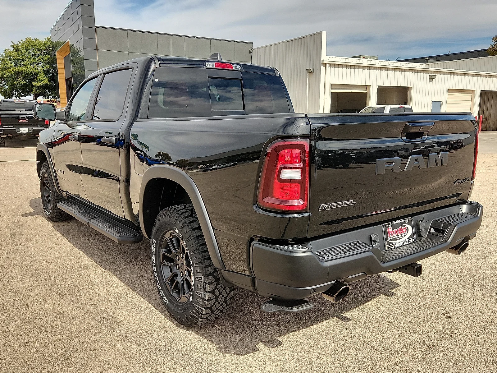 New 2027 Diamond Black Crystal Pearl-Coat  Paint Ram REBEL CREW CAB 4X4 5