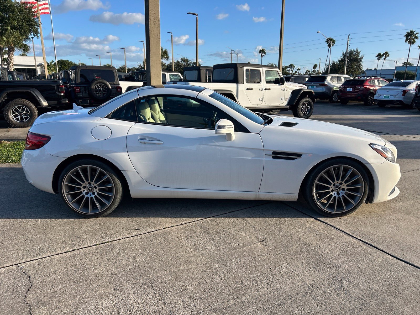 Used 2020 White Mercedes-Benz SLC 300 image 6
