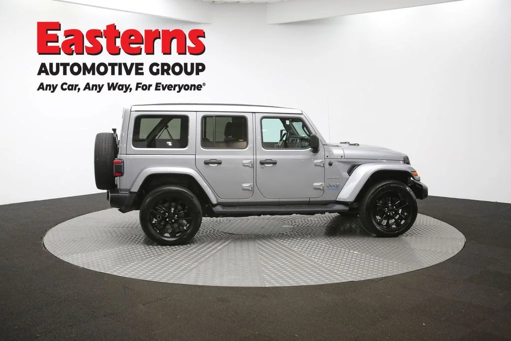 Used 2021 Silver Jeep Unlimited Sahara 4xe image 45