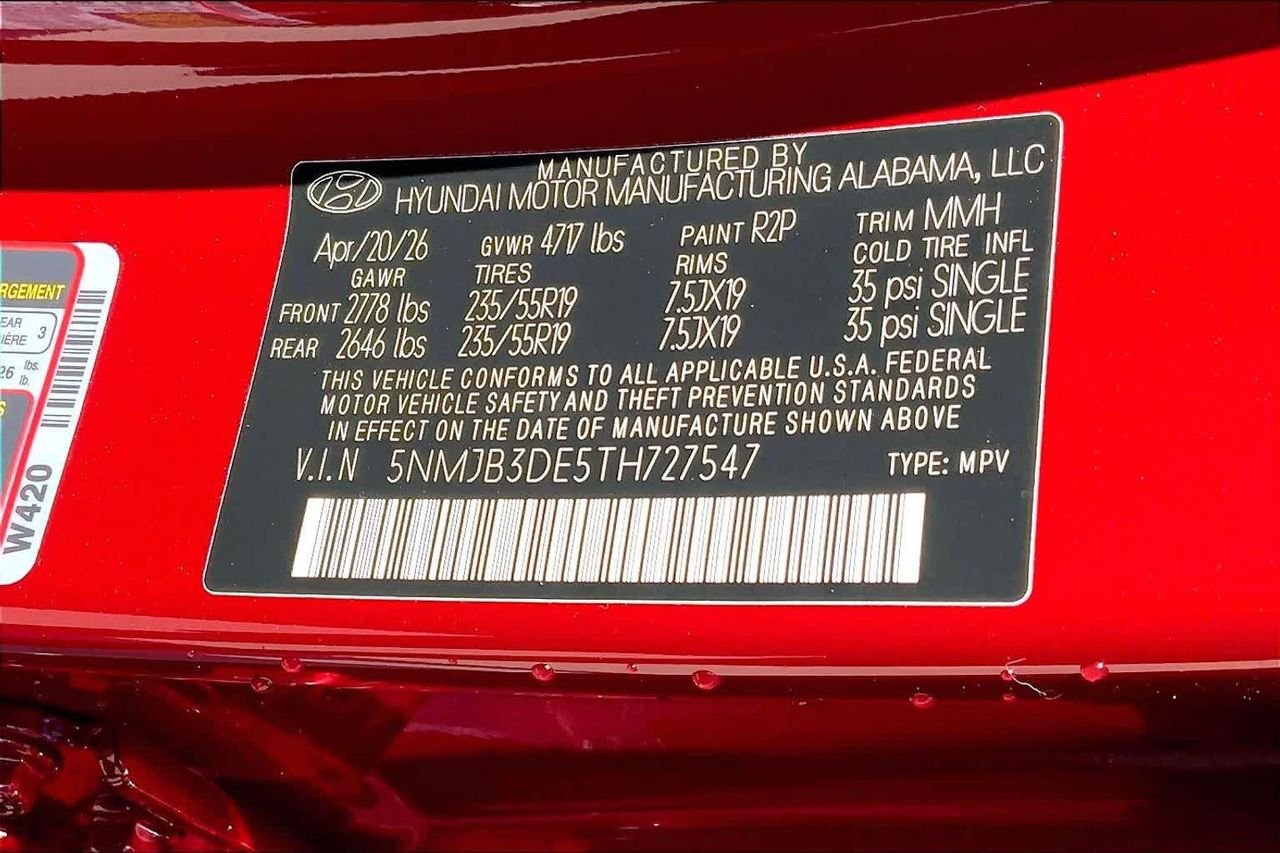 New 2026 Ultimate Red Hyundai SEL Plus FWD image 19