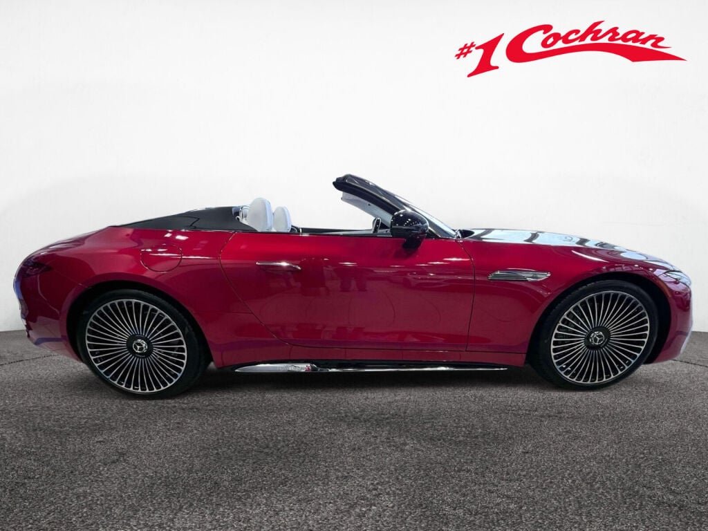 New 2026 MANUFAKTUR Garnet Red Metallic (Red Ambiance) Mercedes-Benz Maybach SL 680 Monogram Series image 6