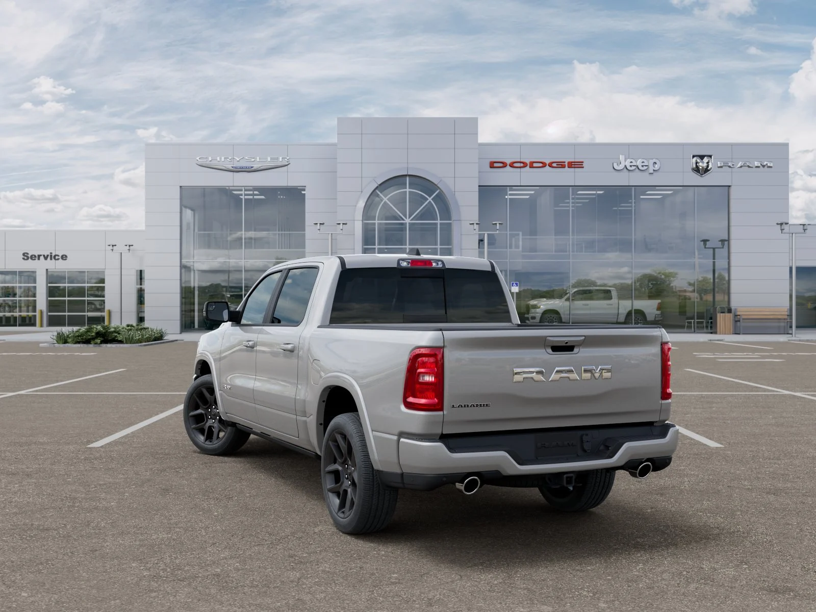 New 2026 Silver Zynith Exterior Paint RAM Laramie image 29