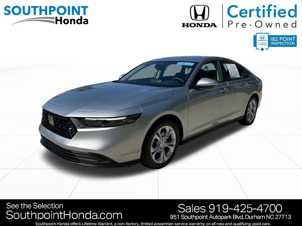 Certified Used 2026 Solar Silver Metallic Honda LX image 39